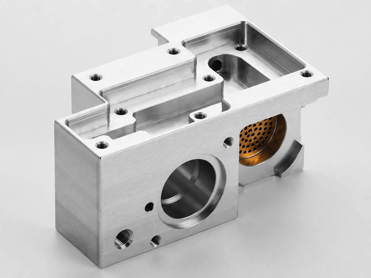 Precision machined aluminum and magnesium parts