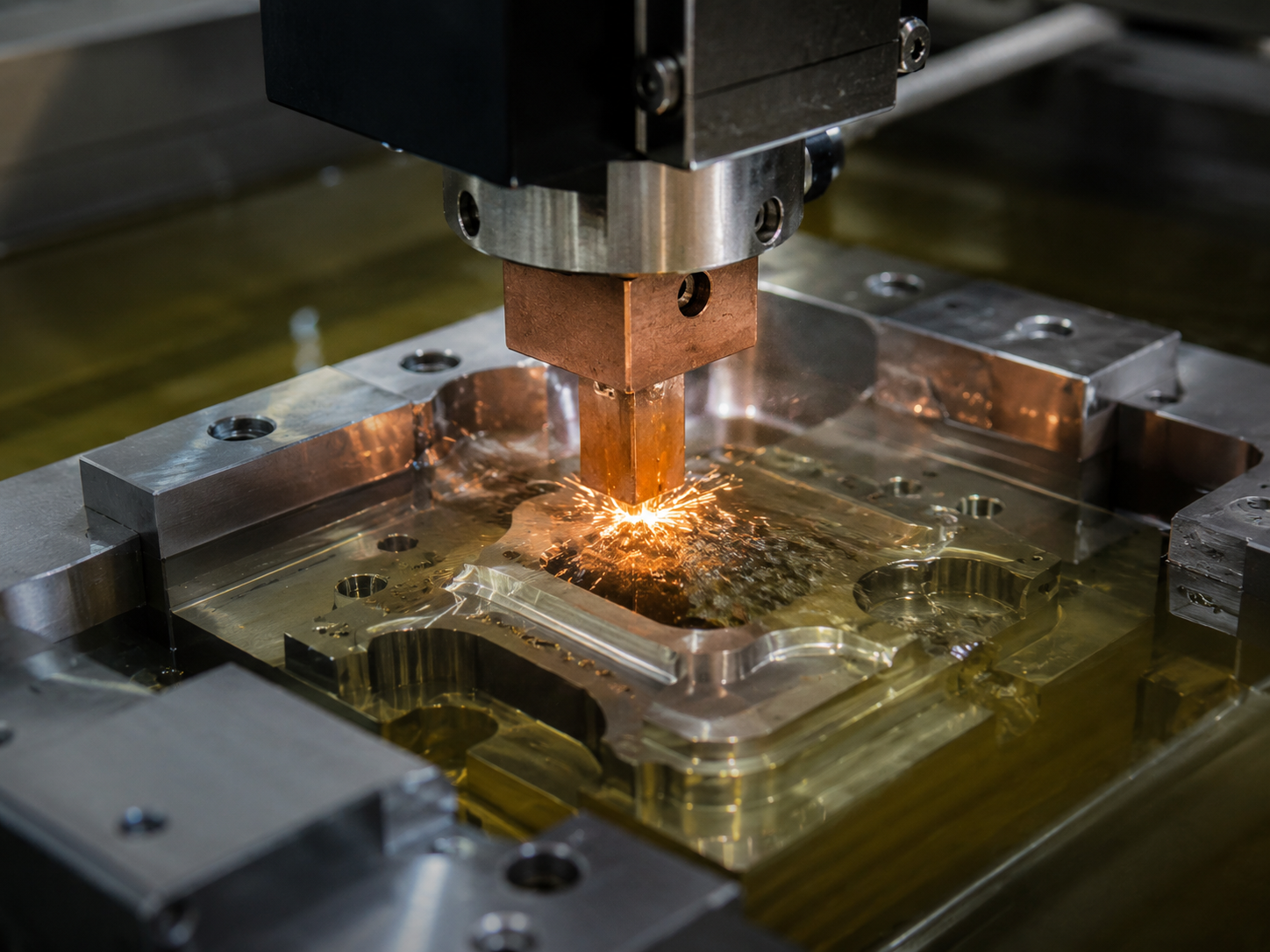 Sinker electrical discharge machining process
