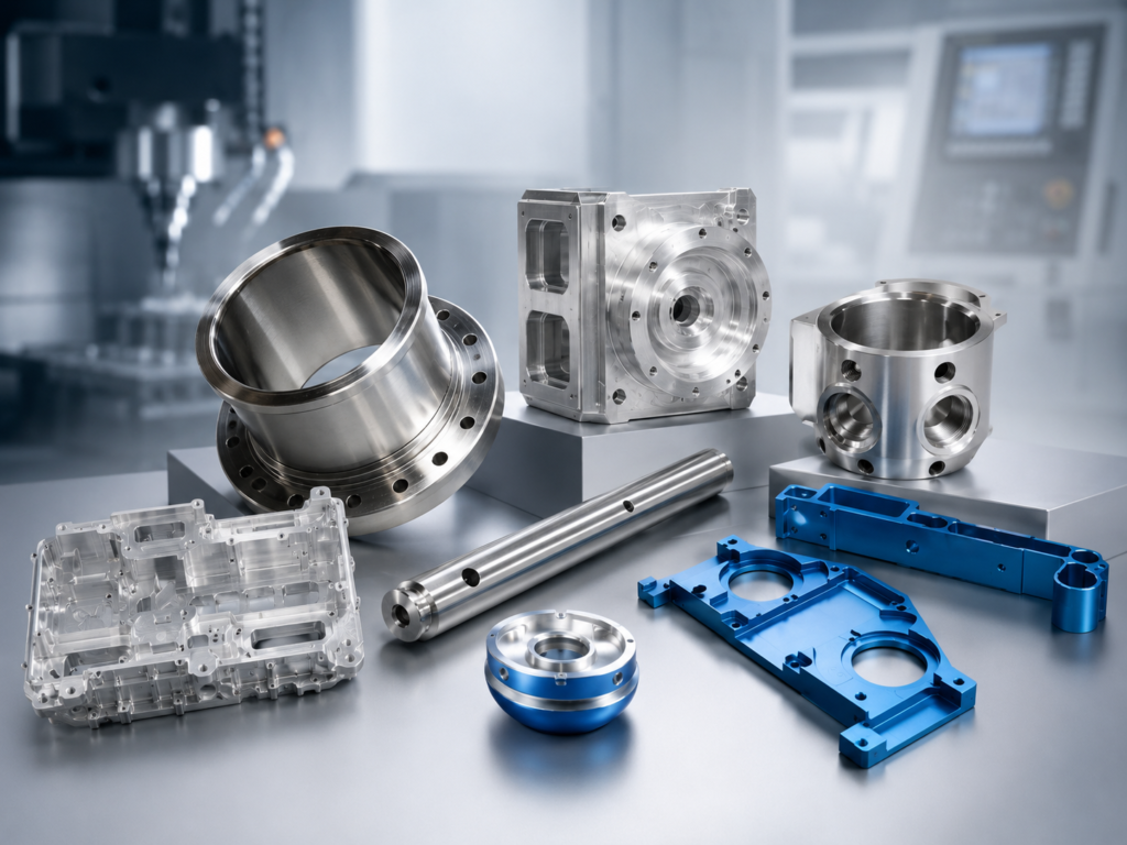 Precision CNC-machined components for industrial applications